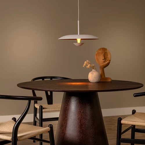 Lucide KENNETH - Pendant light - Ø 40 cm - LED Dim. - 1x12W 2700K - White | Premium - atmosphere 1